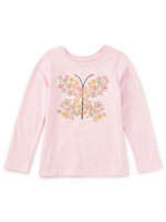 Tea Collection TEA ROSE BUTTERFLY GRAPHIC TEE PINK LADY