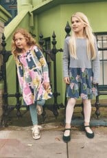 Tea Collection Tiered Skirted Twirl Dress Cornwall Hydrangeas