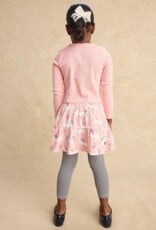 Tea Collection Tiered Skirted Twirl Dress Royal Meadow Unicorns