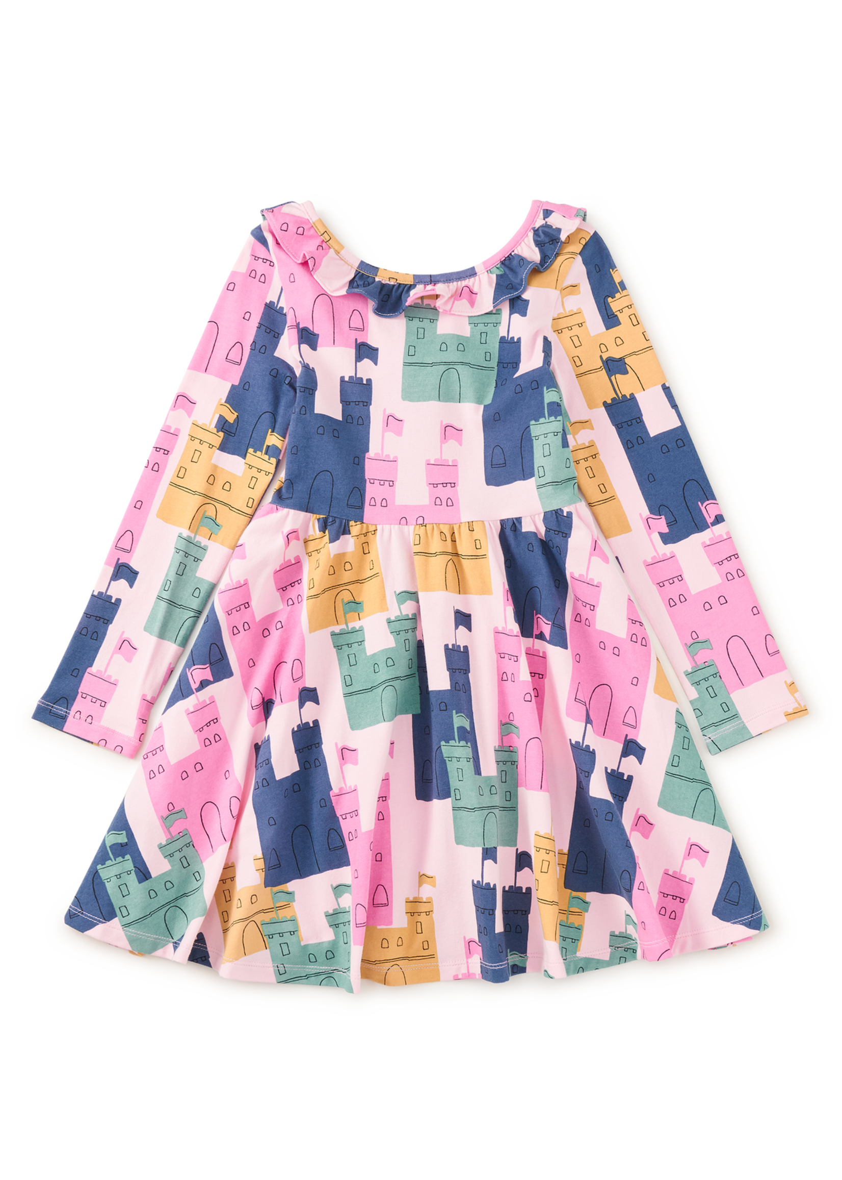 Tea Collection RUFFLE COLLAR BALLET DRESS DOVER CASTLES