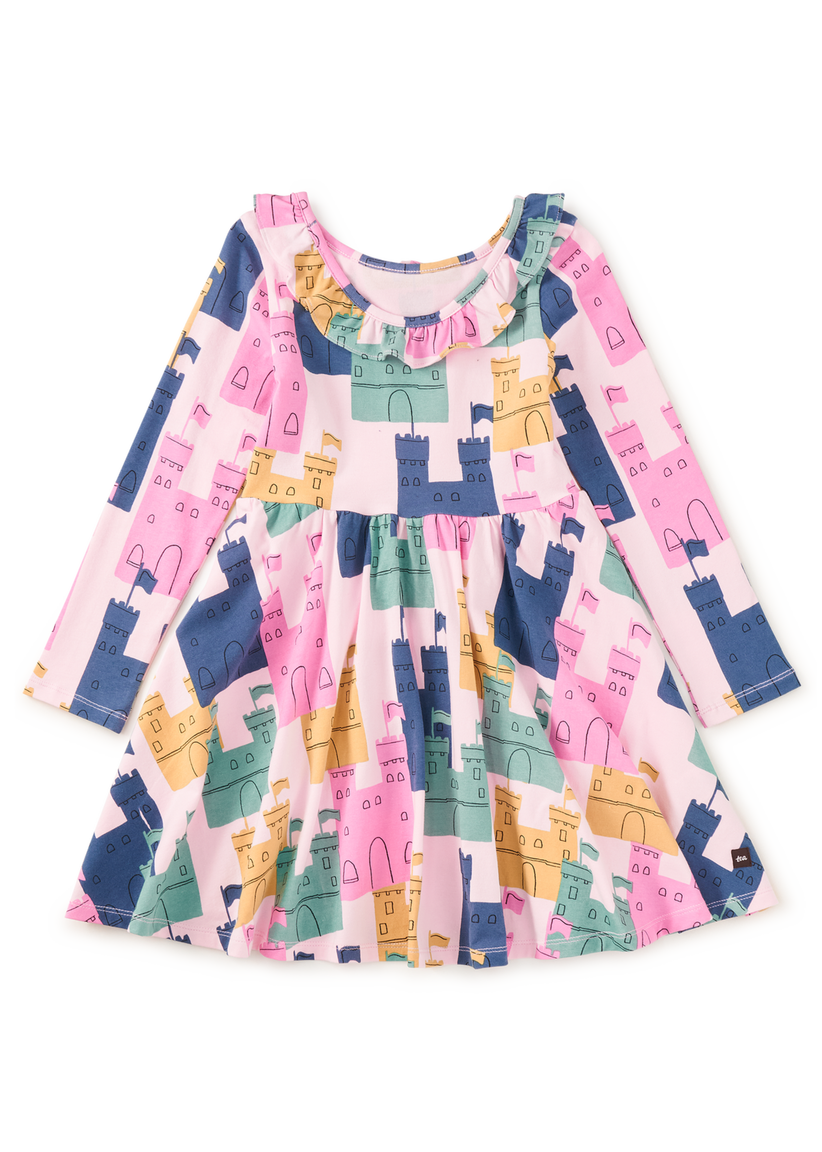Tea Collection RUFFLE COLLAR BALLET DRESS DOVER CASTLES