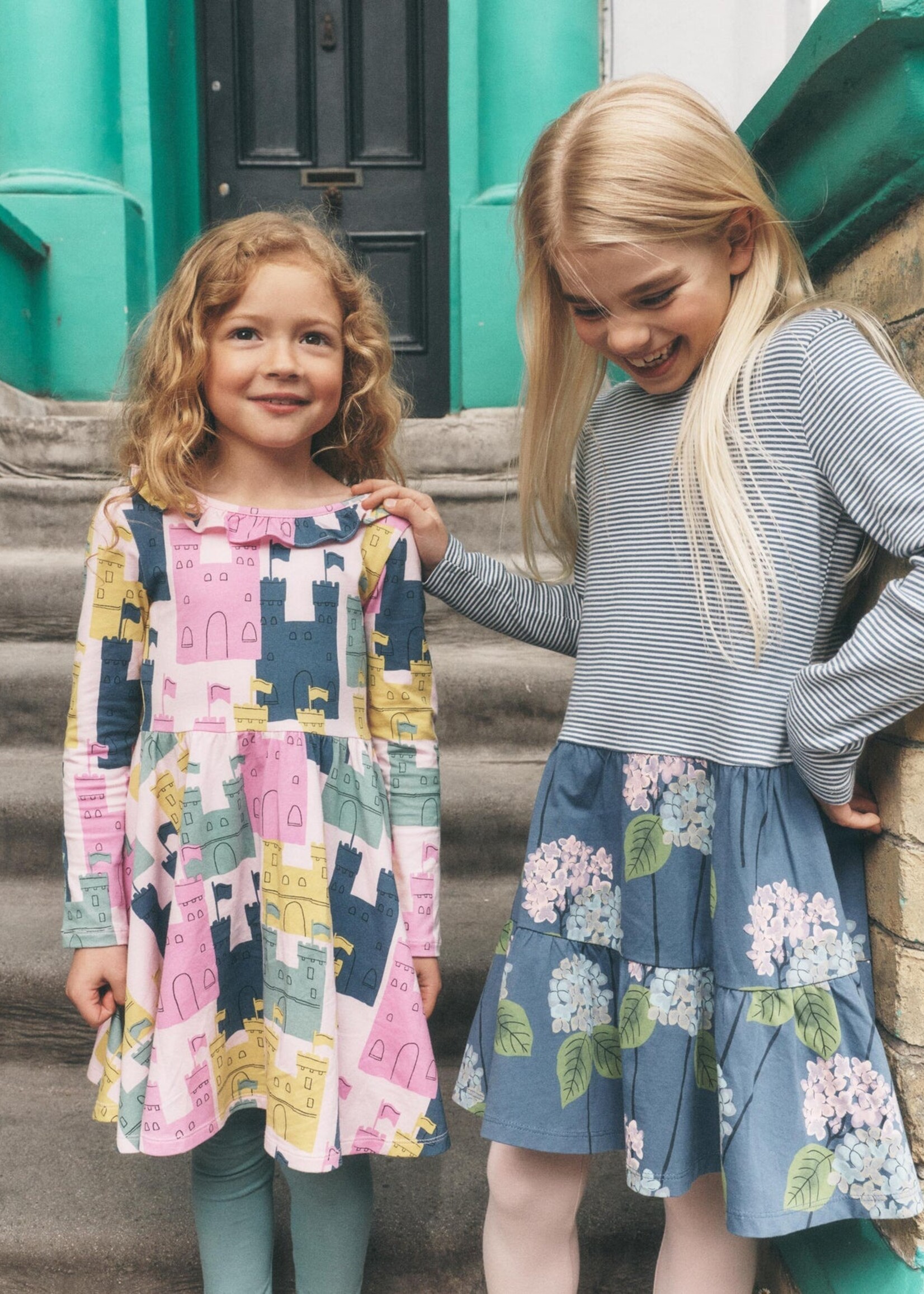 Tea Collection RUFFLE COLLAR BALLET DRESS DOVER CASTLES
