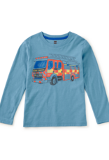 Tea Collection FIRE BRIGADE GRAPHIC TEE BLUE TIDE