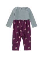 Tea Collection PRINT MIX BABY ROMPER MIDNIGHT POSY