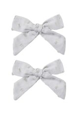 Rylee + Cru LLC BOWS, SET OF 2 DUSTY BLUE