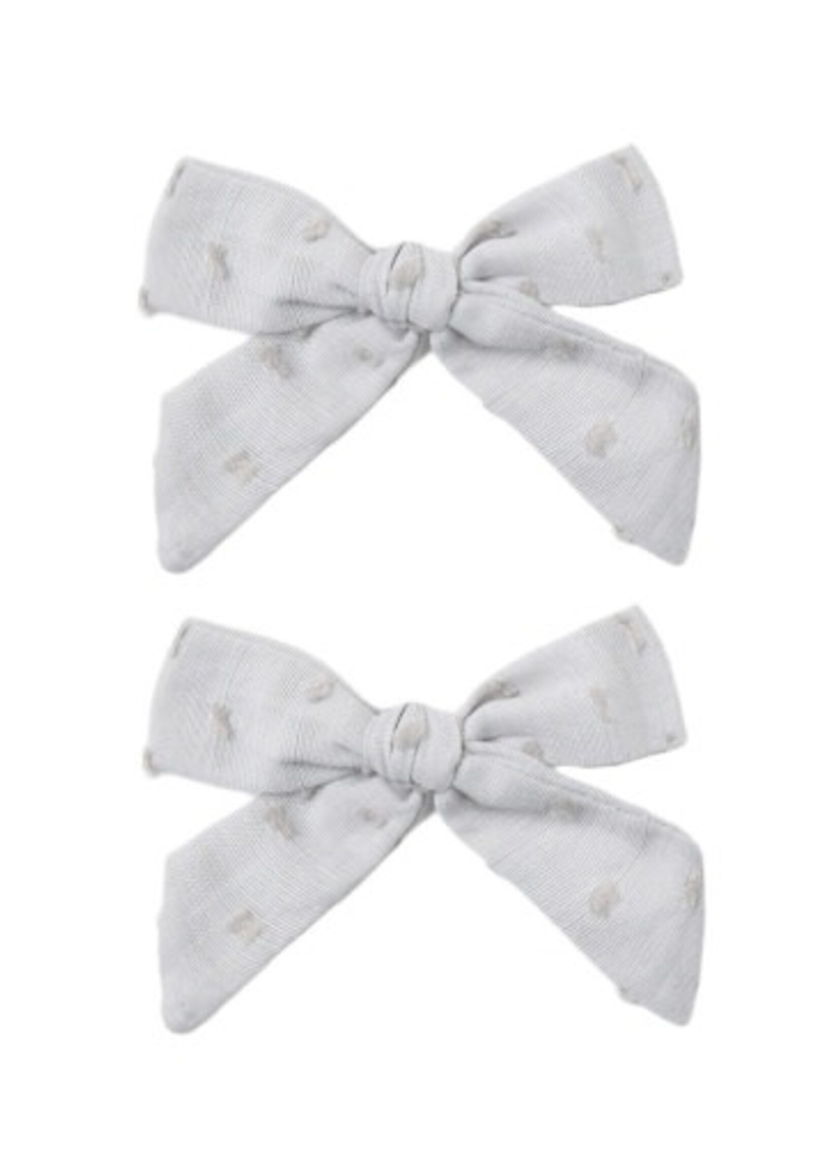 Rylee + Cru LLC BOWS, SET OF 2 DUSTY BLUE