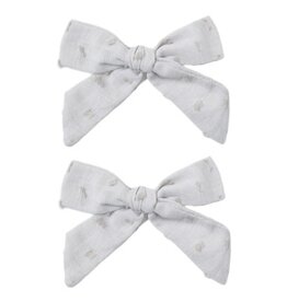 Rylee + Cru LLC BOWS, SET OF 2 DUSTY BLUE