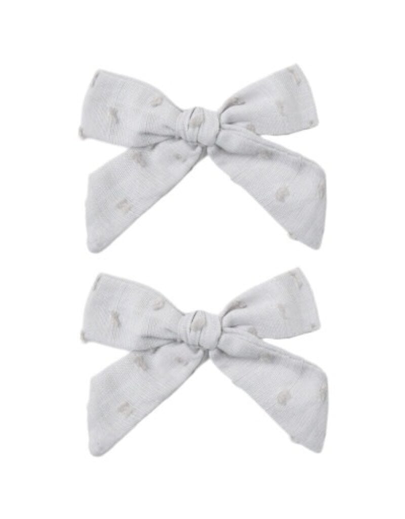 Rylee + Cru LLC BOWS, SET OF 2 DUSTY BLUE