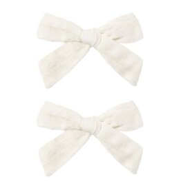 Rylee + Cru LLC BOWS, SET OF 2 IVORY