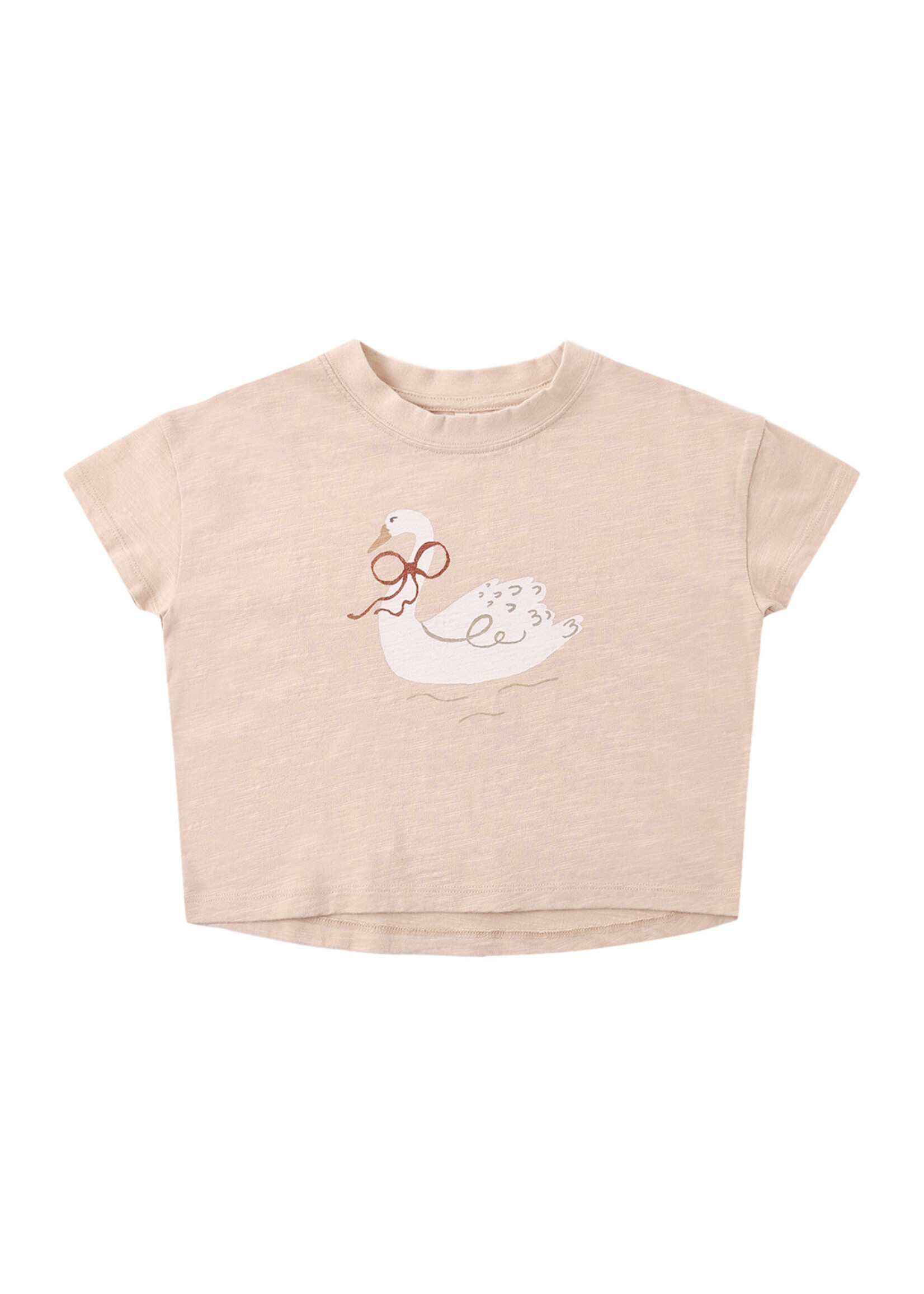 Rylee + Cru LLC BOXY TEE SWAN BLUSH