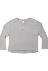 Rylee + Cru LLC LUNA LONG SLEEVE WILD FLOWER DUSTY-BLUE
