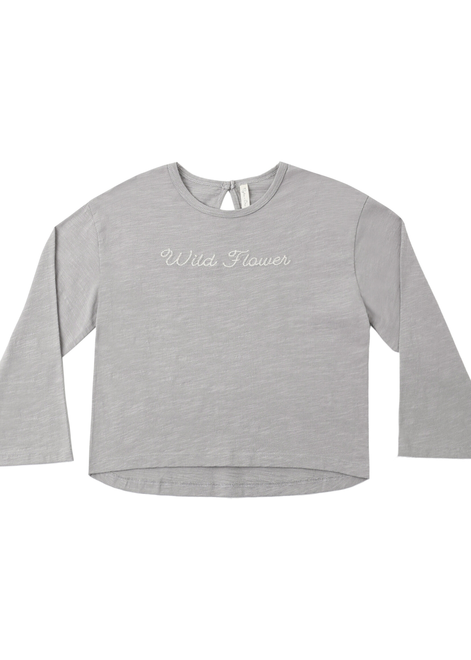 Rylee + Cru LLC LUNA LONG SLEEVE WILD FLOWER DUSTY-BLUE