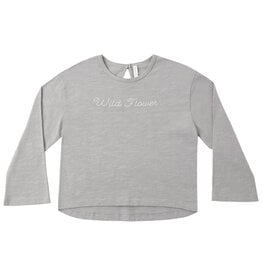 Rylee + Cru LLC LUNA LONG SLEEVE WILD FLOWER DUSTY-BLUE