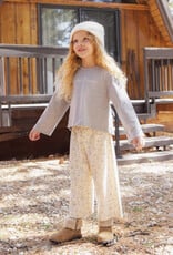 Rylee + Cru LLC LUNA LONG SLEEVE WILD FLOWER DUSTY-BLUE