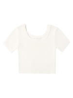 Rylee + Cru LLC SCALLOP TEE NATURAL