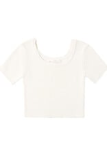 Rylee + Cru LLC SCALLOP TEE NATURAL