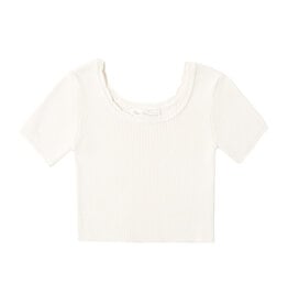 Rylee + Cru LLC SCALLOP TEE NATURAL