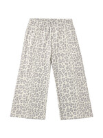 Rylee + Cru LLC WIDE LEG SWEATPANT BLUE LEOPARD NATURAL