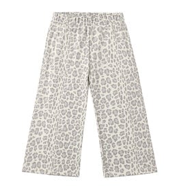 Rylee + Cru LLC WIDE LEG SWEATPANT BLUE LEOPARD NATURAL