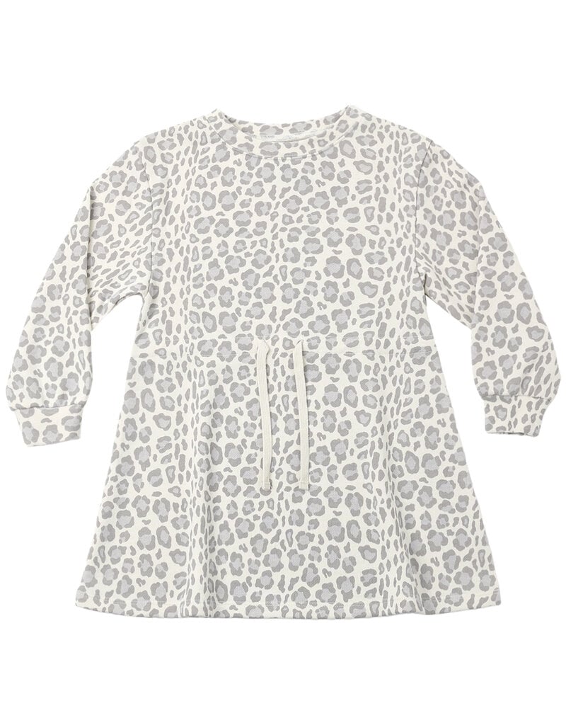 Rylee + Cru LLC TATE DRESS BLUE LEOPARD NATURAL
