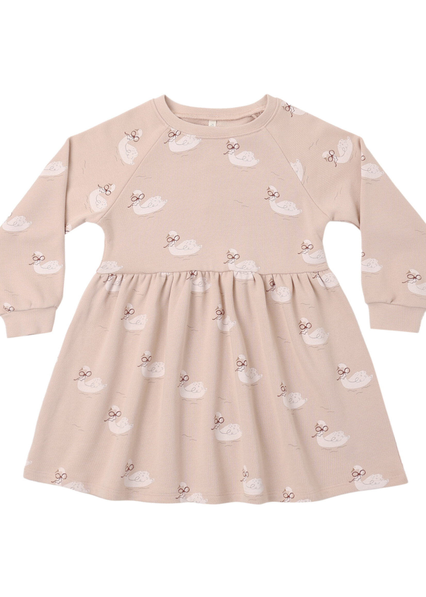 Rylee + Cru LLC RAGLAN DRESS SWANS BLUSH