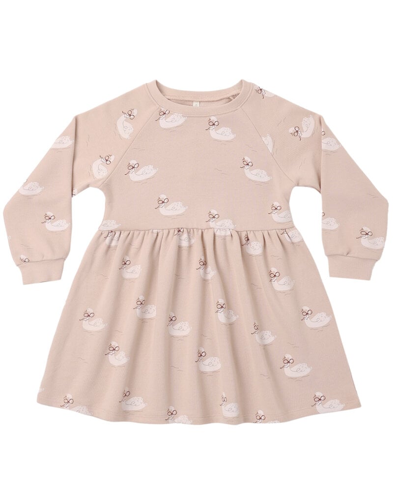 Rylee + Cru LLC RAGLAN DRESS SWANS BLUSH