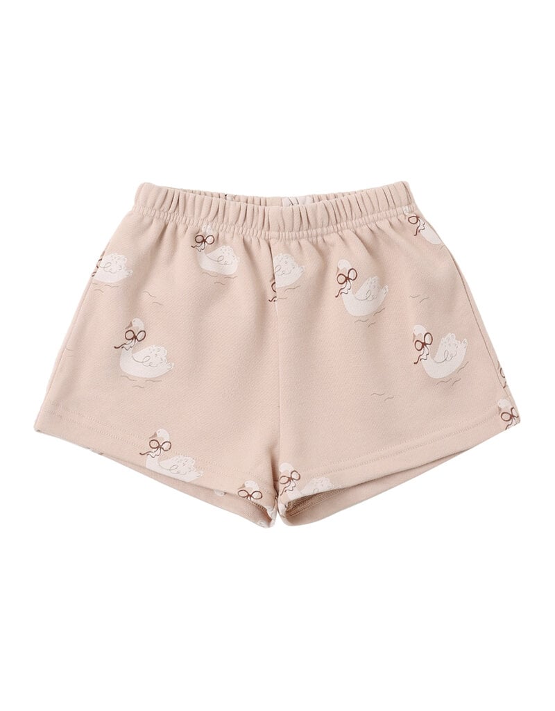 Rylee + Cru LLC TRACK SHORT SWANS BLUSH
