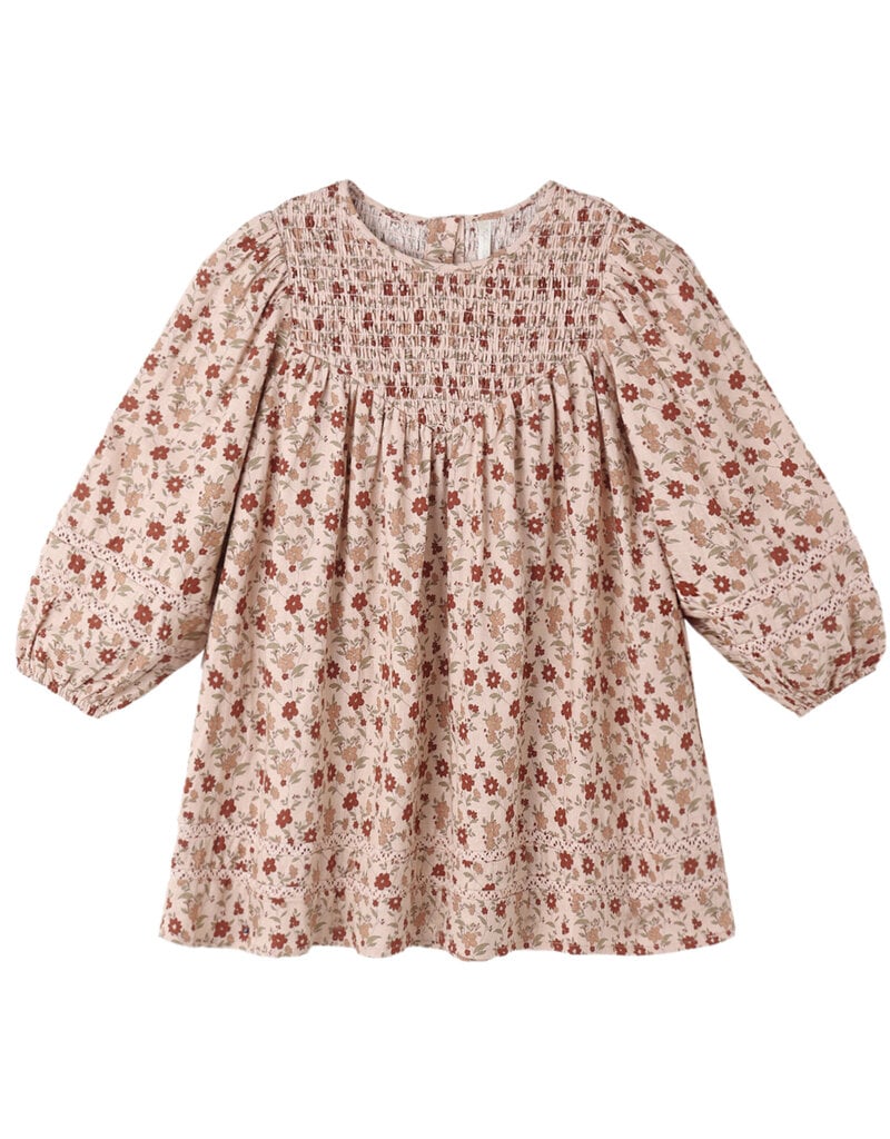 Rylee + Cru LLC SELENE DRESS PINK FLORAL BLUSH
