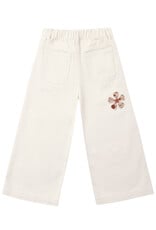 Rylee + Cru LLC STRAIGHT LEG PANT DAISY PATCHES NATURAL