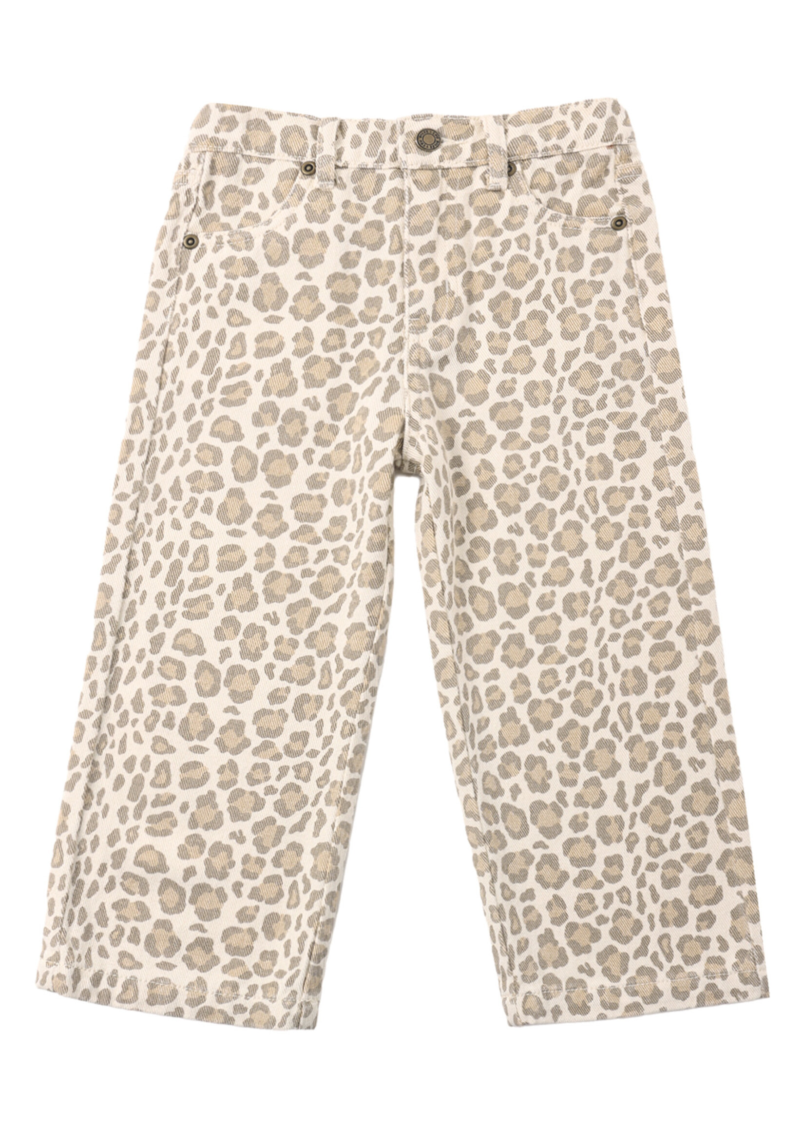 Rylee + Cru LLC STRAIGHT LEG PANT LEOPARD NATURAL