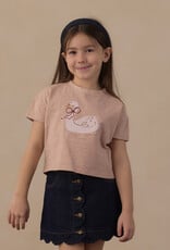 Rylee + Cru LLC BOXY TEE SWAN BLUSH