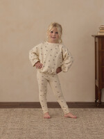 Rylee + Cru LLC SPONGEY KNIT SET BUTTERFLY DITSY NATURAL
