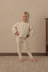 Rylee + Cru LLC SPONGEY KNIT SET BUTTERFLY DITSY NATURAL
