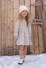Rylee + Cru LLC TATE DRESS BLUE LEOPARD NATURAL