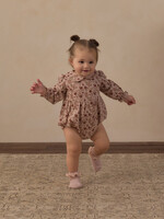 Rylee + Cru LLC CORA ROMPER PINK FLORAL BLUSH