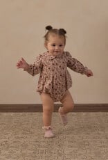 Rylee + Cru LLC CORA ROMPER PINK FLORAL BLUSH