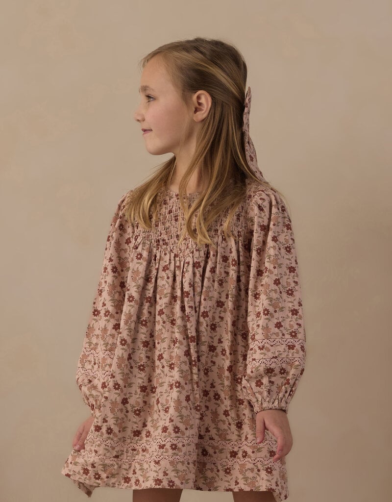 Rylee + Cru LLC SELENE DRESS PINK FLORAL BLUSH
