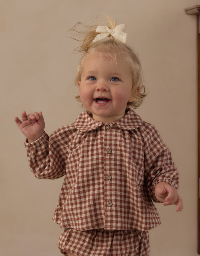Rylee + Cru LLC NELLIE SET BRICK CHECK