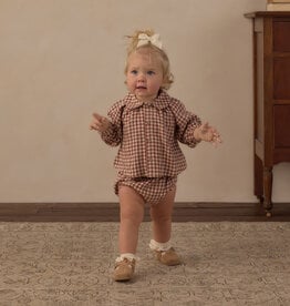 Rylee + Cru LLC NELLIE SET BRICK CHECK