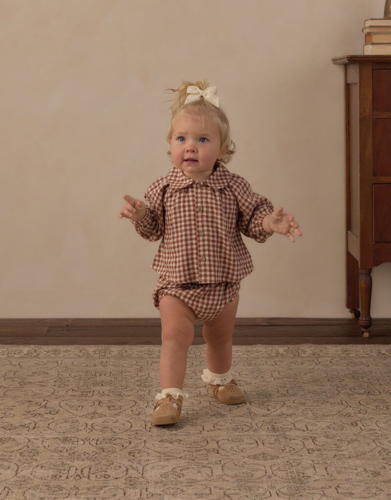 Rylee + Cru LLC NELLIE SET BRICK CHECK