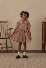 Rylee + Cru LLC CAMILLE DRESS BRICK CHECK