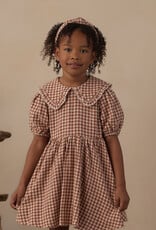 Rylee + Cru LLC CAMILLE DRESS BRICK CHECK