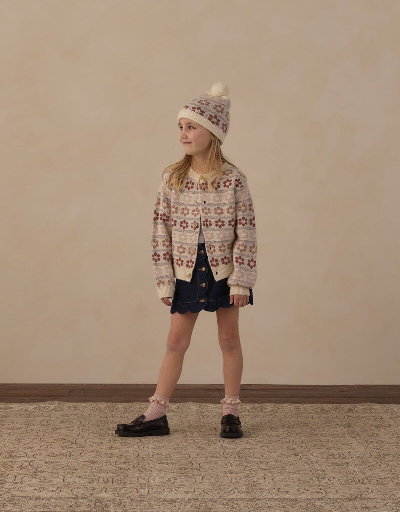 Rylee + Cru LLC CHEYENNE CARDIGAN FLOWER FAIR ISLE