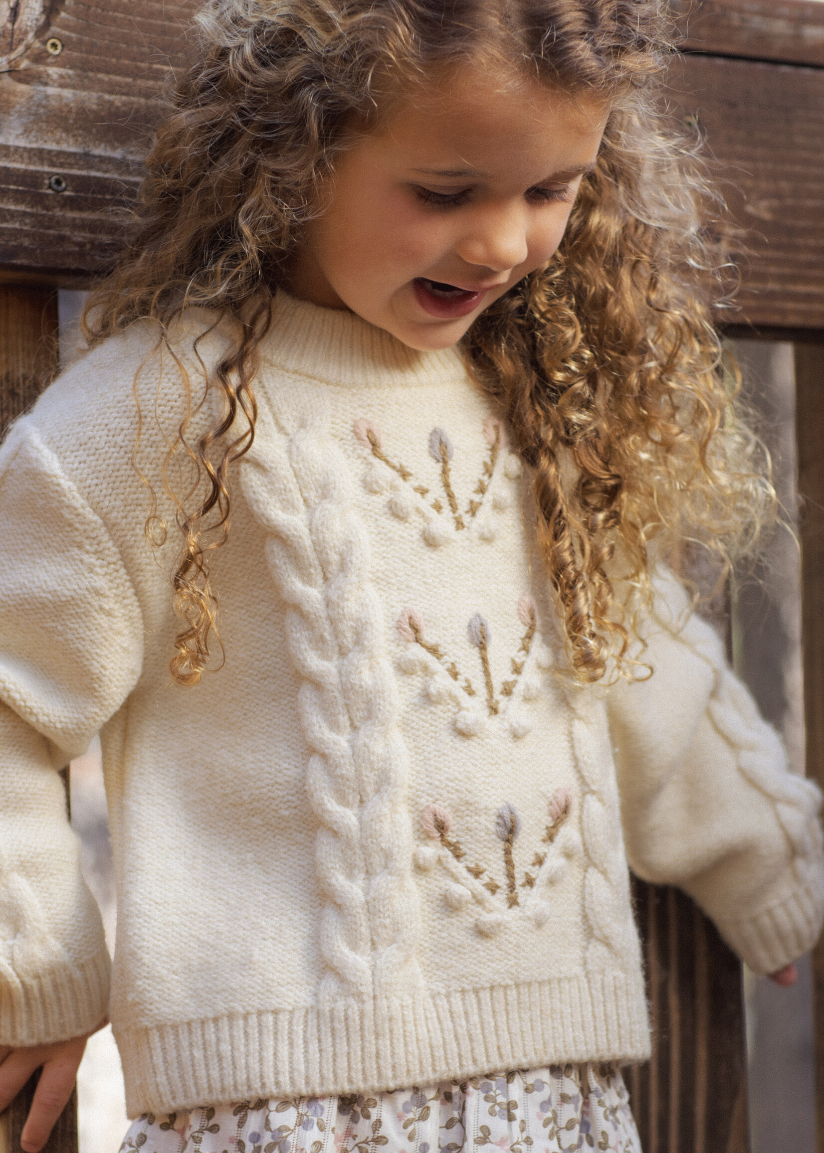 Rylee + Cru LLC REAGAN SWEATER NATURAL