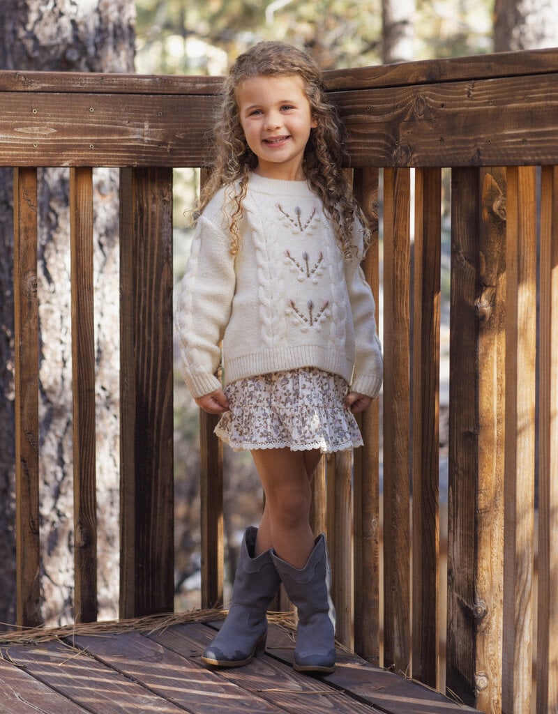 Rylee + Cru LLC REAGAN SWEATER NATURAL