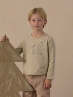 Rylee + Cru LLC LONG SLEEVE TEE SNOW DAY PISTACHIO