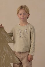 Rylee + Cru LLC LONG SLEEVE TEE SNOW DAY PISTACHIO