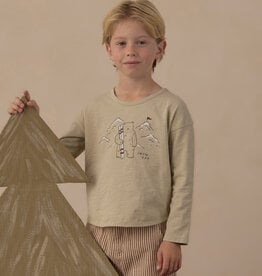 Rylee + Cru LLC LONG SLEEVE TEE SNOW DAY PISTACHIO