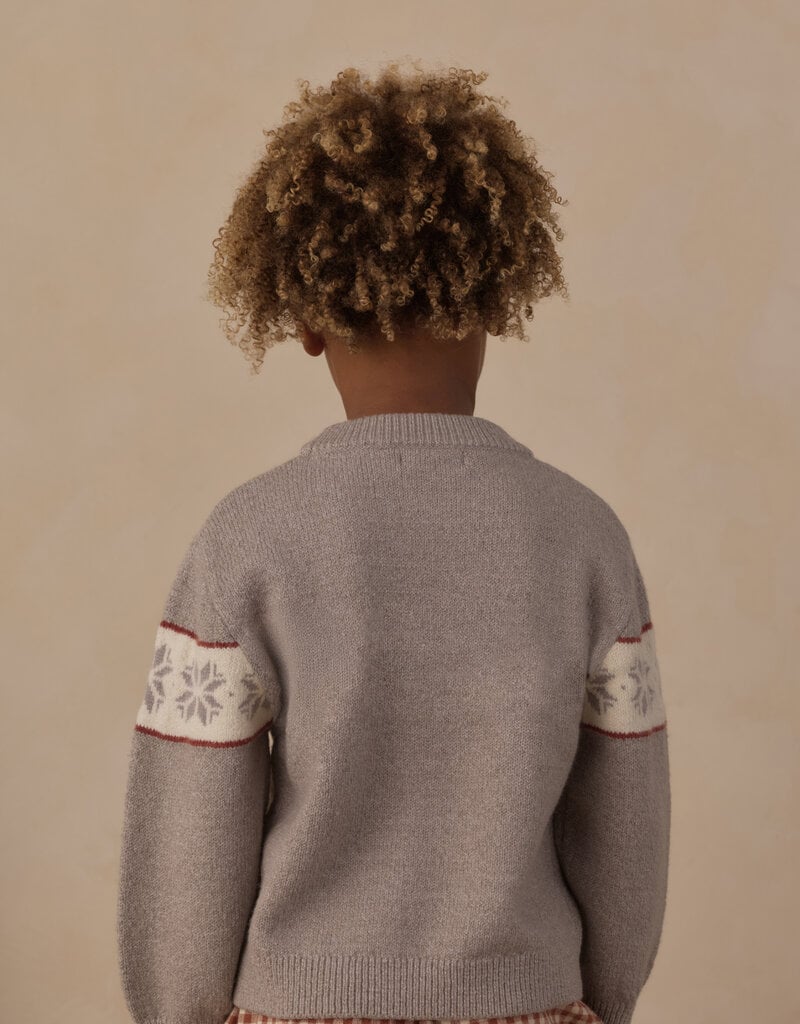 Rylee + Cru LLC REAGAN SWEATER APRES SKI DUSTY-BLUE