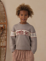 Rylee + Cru LLC REAGAN SWEATER APRES SKI DUSTY-BLUE